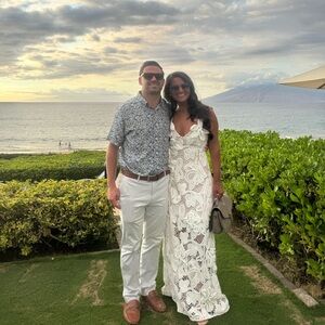 Elliatt White Lace Maxi Dress